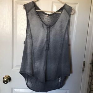 Washed tank top